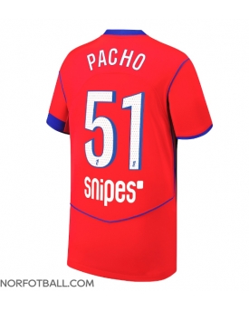 Billige Fotballdrakt Paris Saint-Germain Willian Pacho #51 Replika Tredjedrakt 2025-26 Kortermet Billige Fotballdrakt Paris Saint-Germain Willian Pacho #51 Replika Tredjedrakt 2025-26 Kortermet